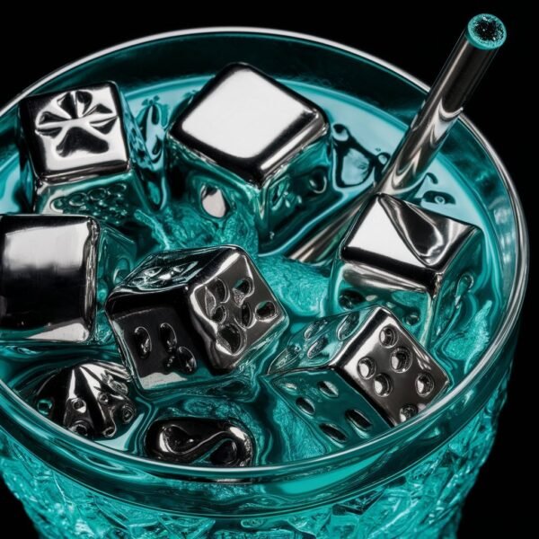 SILVER CHILLING CUBES 1