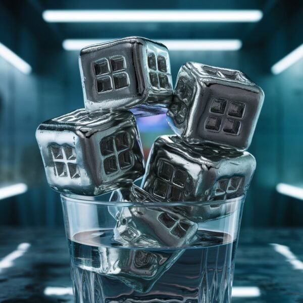 SILVER CHILLING CUBES 3