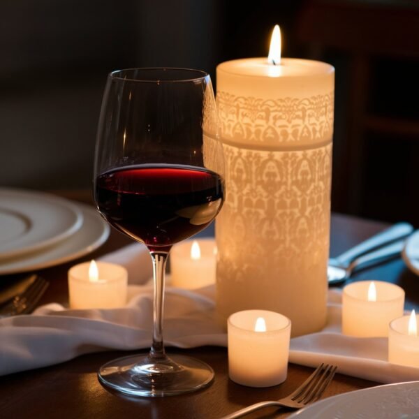 WINE CANDLE 4