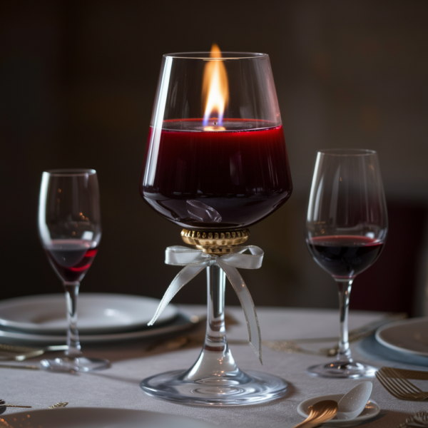 WINE CANDLE 2